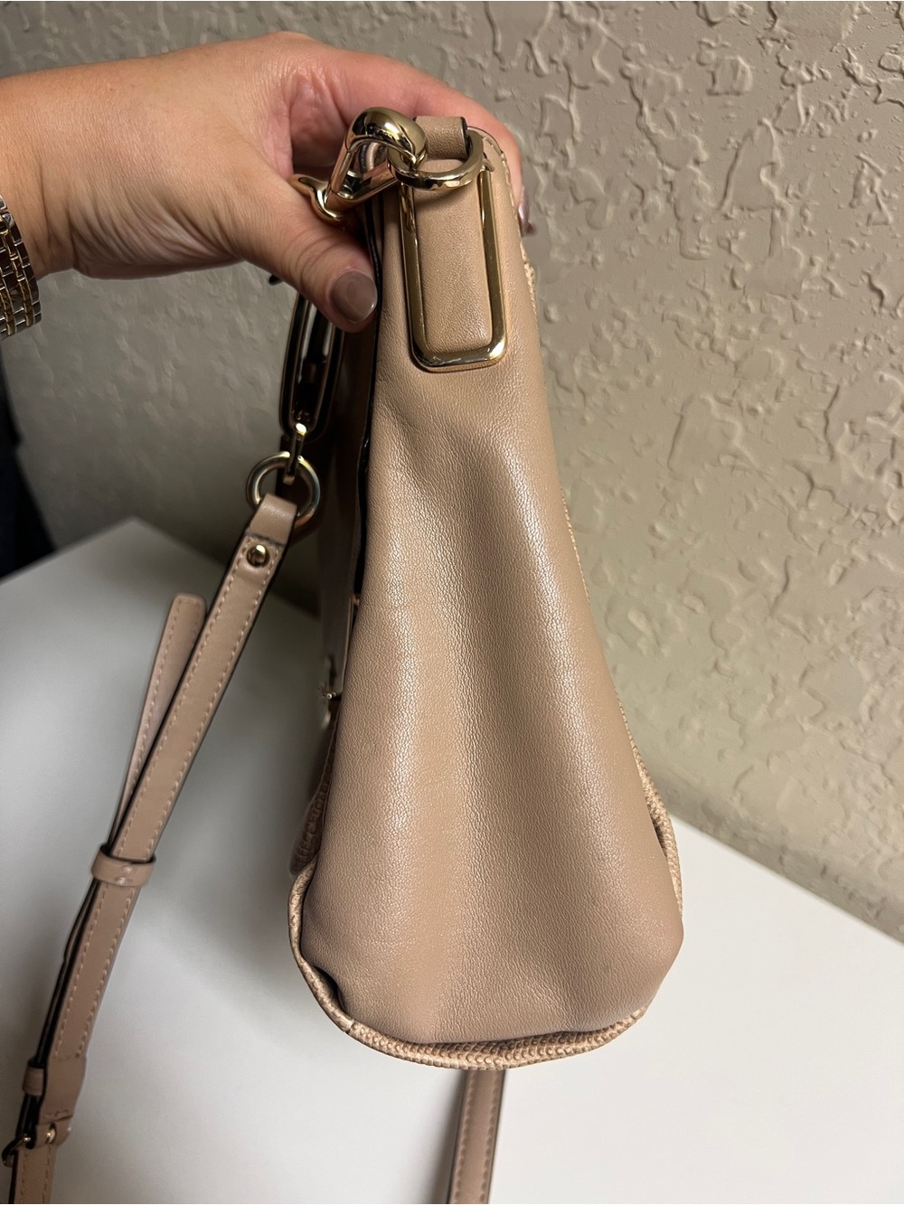 Coach Glitter Madison Sadie Flap Satchel - Picture 15 of 15